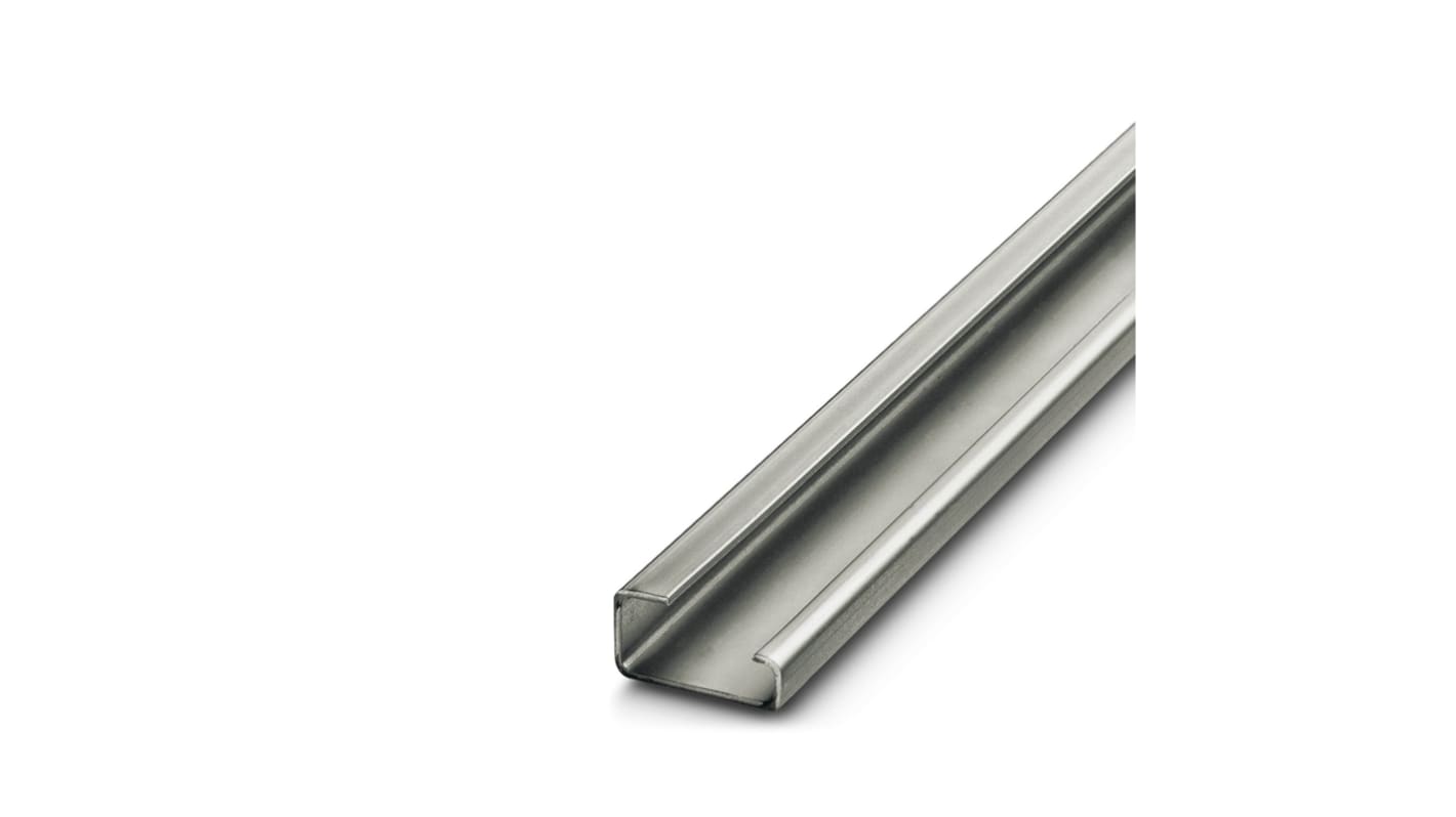 Guida DIN Phoenix Contact G Non perforato 2m x 32mm x 15mm, in Acciaio galvanizzato