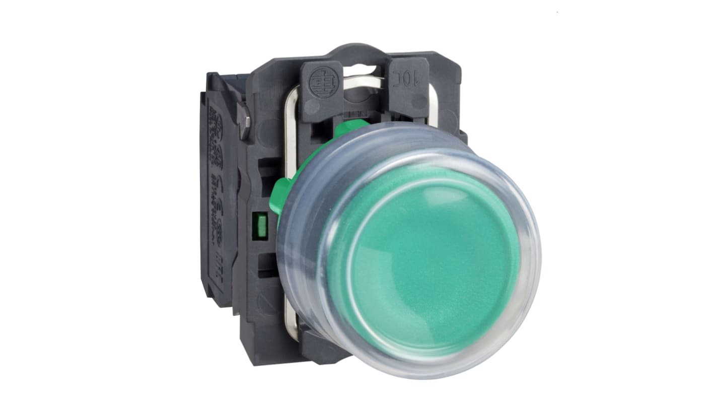 XB5AP31 | Schneider Electric Harmony XB5 Series Push Button, Spring ...