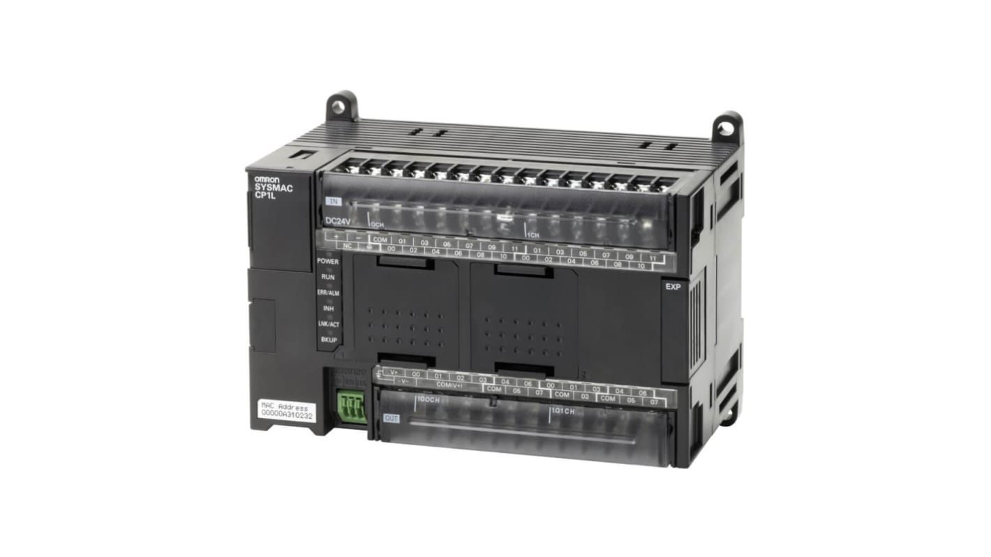 CPU PLC Omron CP1L-EM, ingressi: 24, uscite: 16, 40 I/O, 20,4 → 26,4 V c.c.