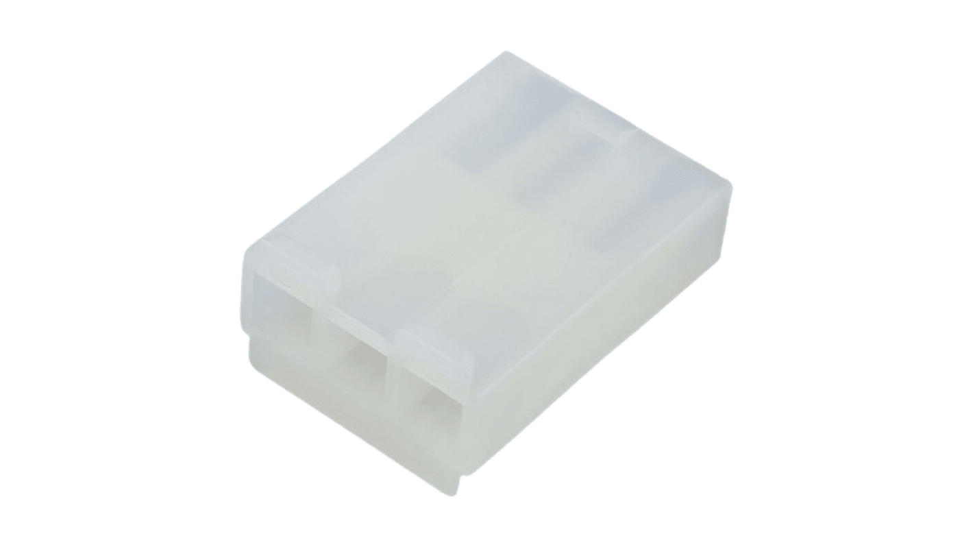 Carcasa de conector Molex 19-09-2039, Serie STANDARD .093", paso: 6.7mm, 3 contactos, , 1 fila filas, Recto, Hembra,