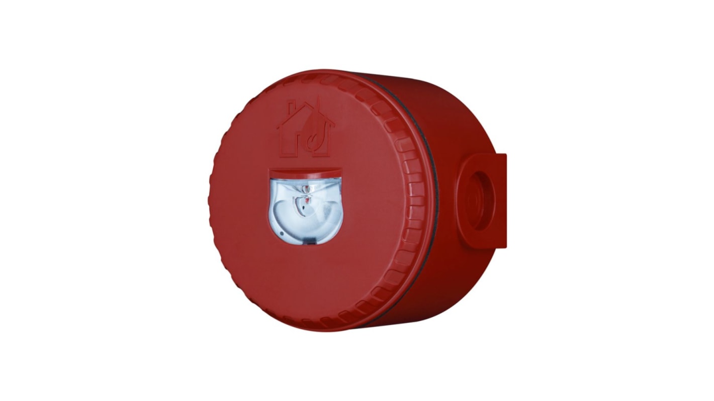 Eaton Series Red Flashing Beacon, 9 → 60 V dc, Wall Mount, LED Bulb, IP65