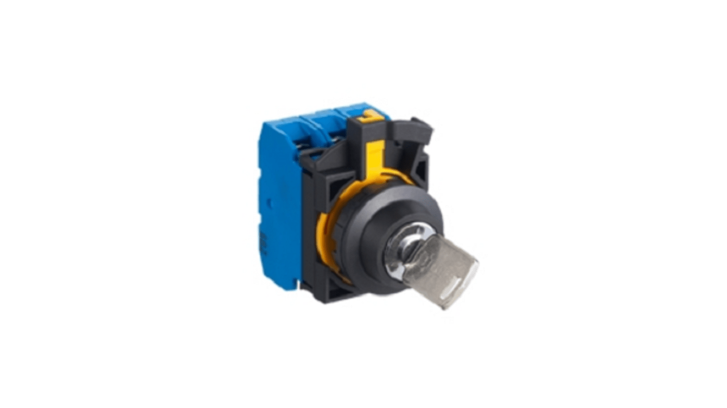 IP66 Key Switch, 1NO/1NC 2-Way