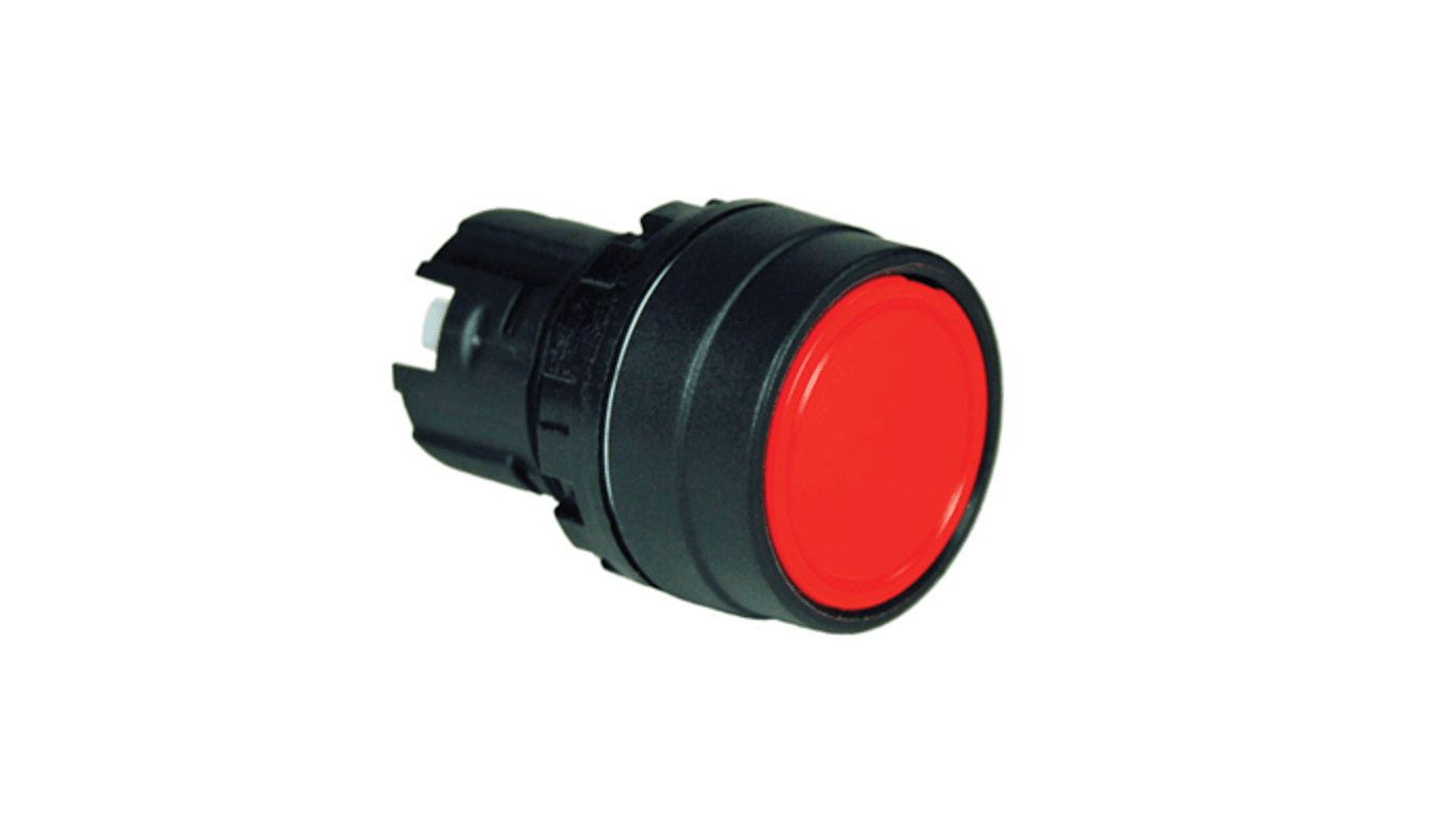 Idec HW Series Red Momentary Push Button Head, 22mm Cutout