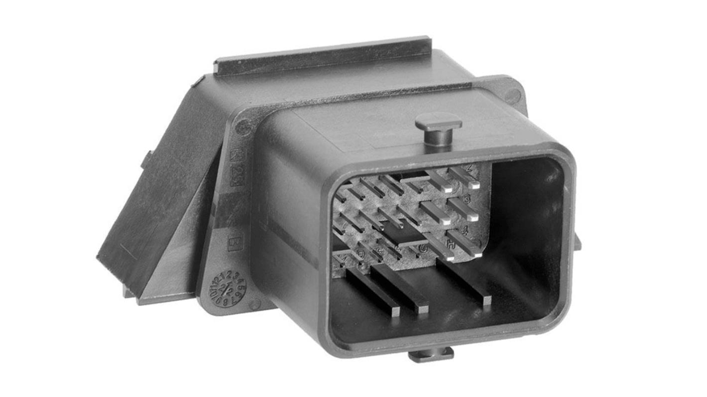 Molex CMC  Automotive, Kfz-Steckverbinder, Stiftsockel, Stecker, 32-polig, Schwarz / 4-reihig, 6 A, 12 A