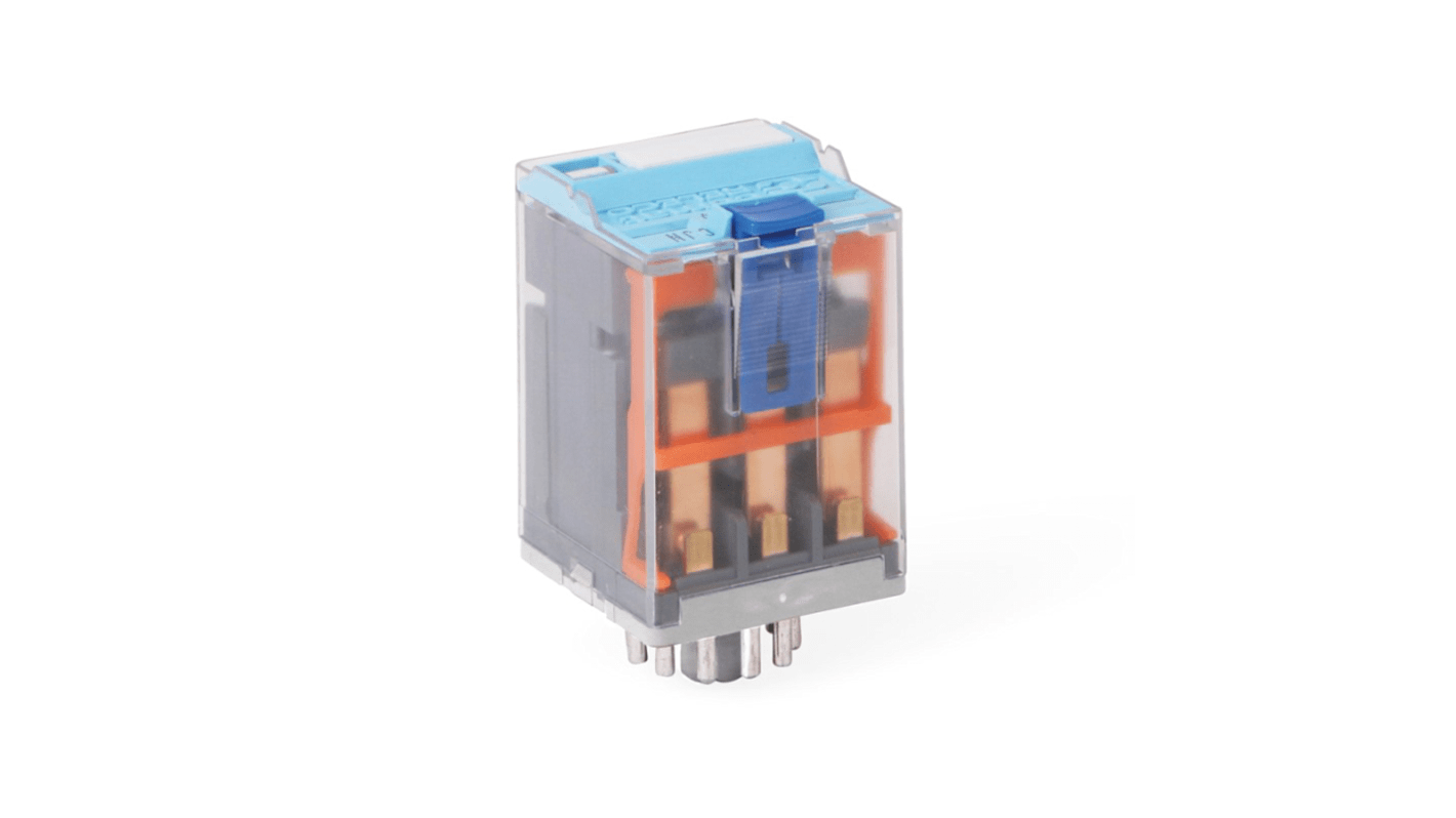 Turck Plug In Power Relay, 24V dc Coil, 10A Switching Current, 3PDT