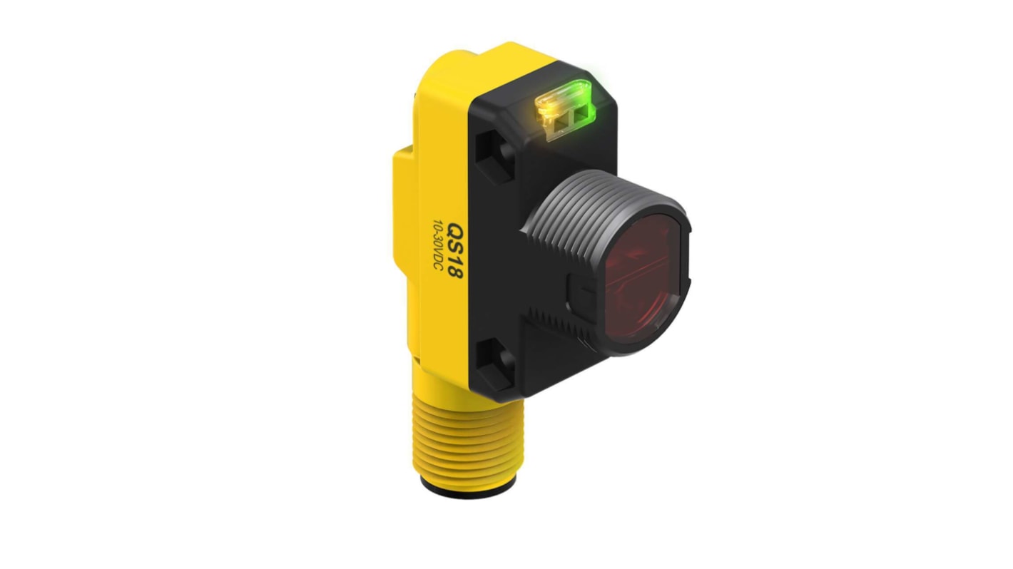 Banner Retroreflective Photoelectric Sensor, Barrel Sensor, 100 mm → 10 m Detection Range