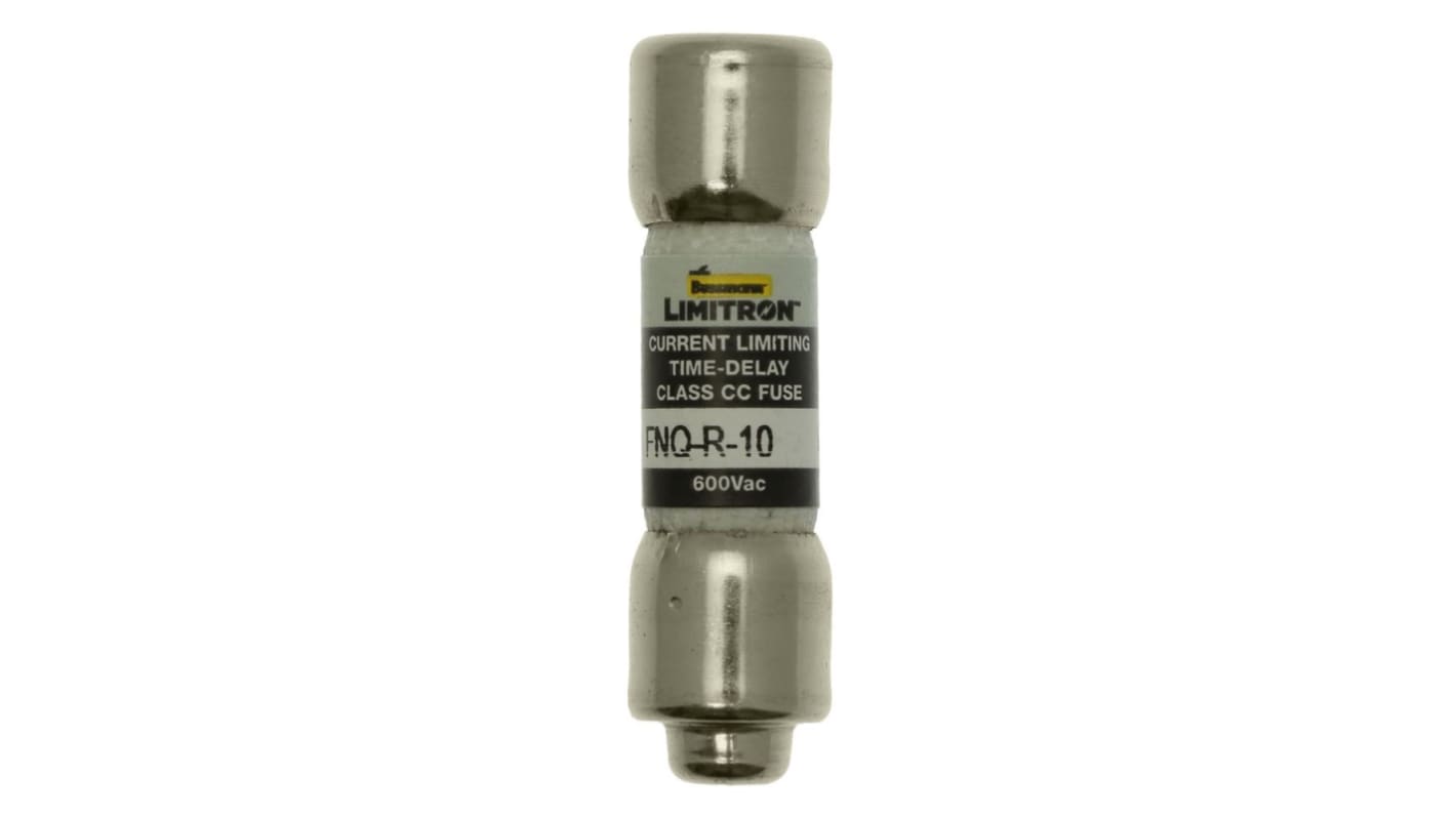 Eaton 10A T Melamine Cartridge Fuse, 10 x 38mm