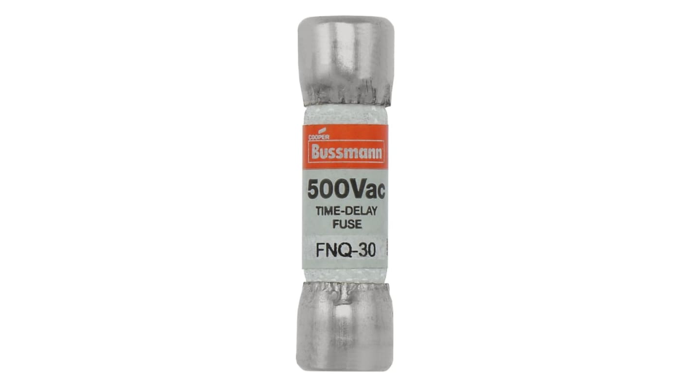 Eaton 30A T Fibreglass Cartridge Fuse, 10 x 38mm