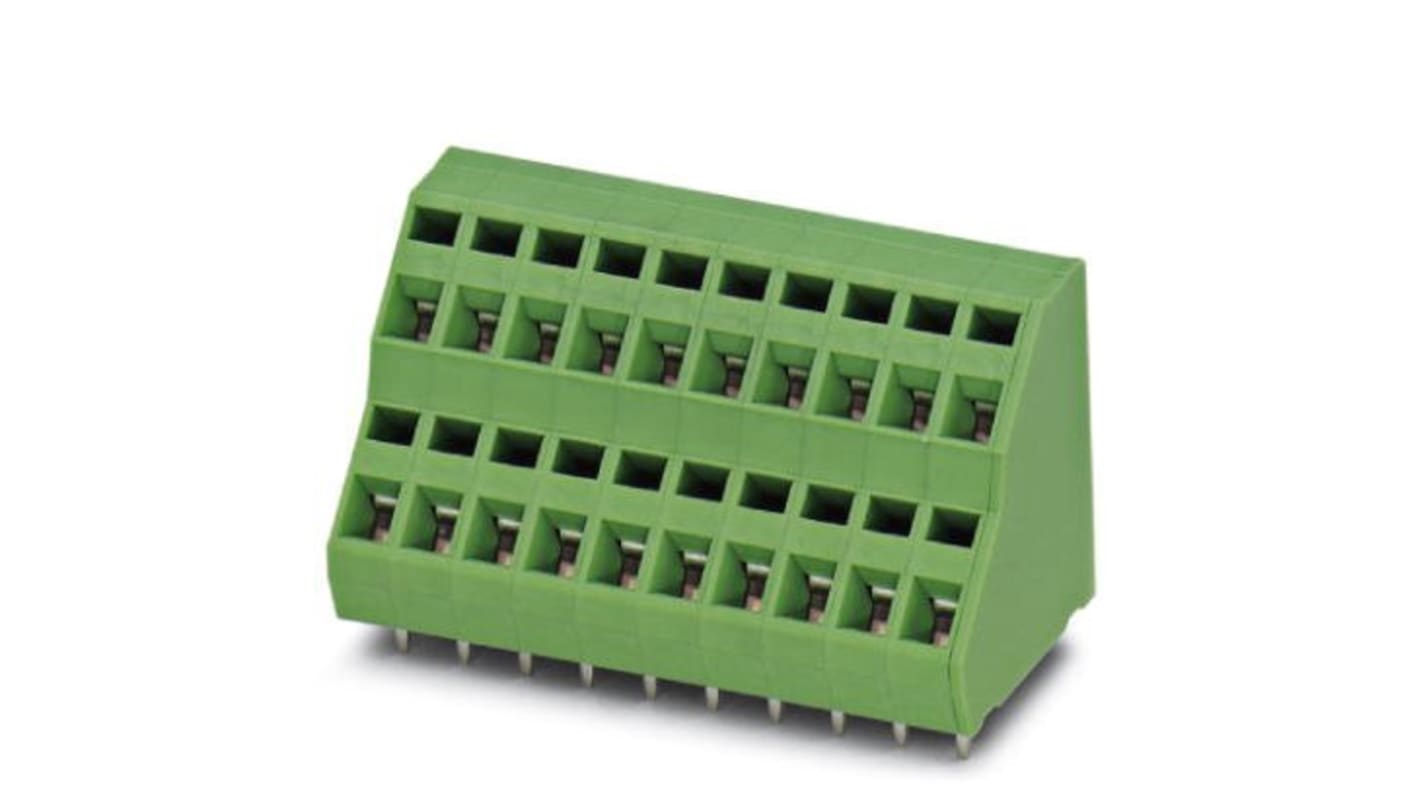 Phoenix Contact ZFKKDS 1.5-5.08 EINZELKLEMME Series PCB Terminal Block, 1-Contact, 5.08mm Pitch, Through Hole Mount,