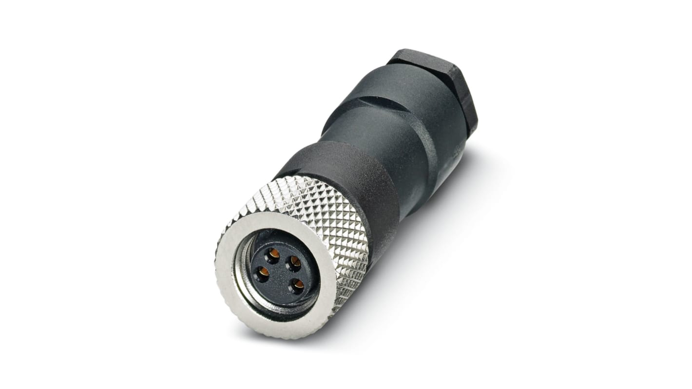 Phoenix Contact Circular Connector, 4 Contacts, M8 Connector, Socket, Female, IP67, SACC Series