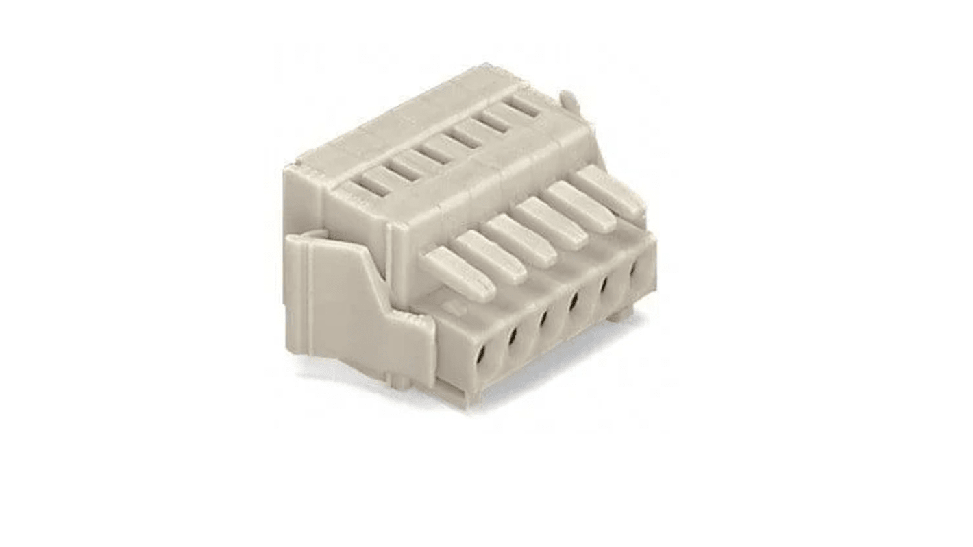 Wago 3.5mm Pitch 12 Way Pluggable Terminal Block, Plug, Through Hole, Screw Termination