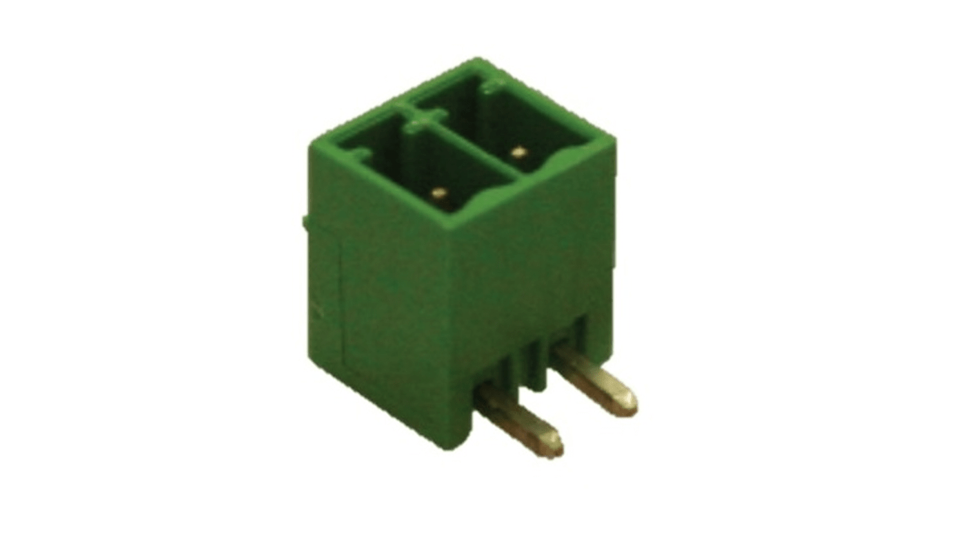 Altech Straight Through Hole Pluggable Terminal Block, 7 Contact(s), 3.5mm Pitch, 1 Row(s), Shrouded