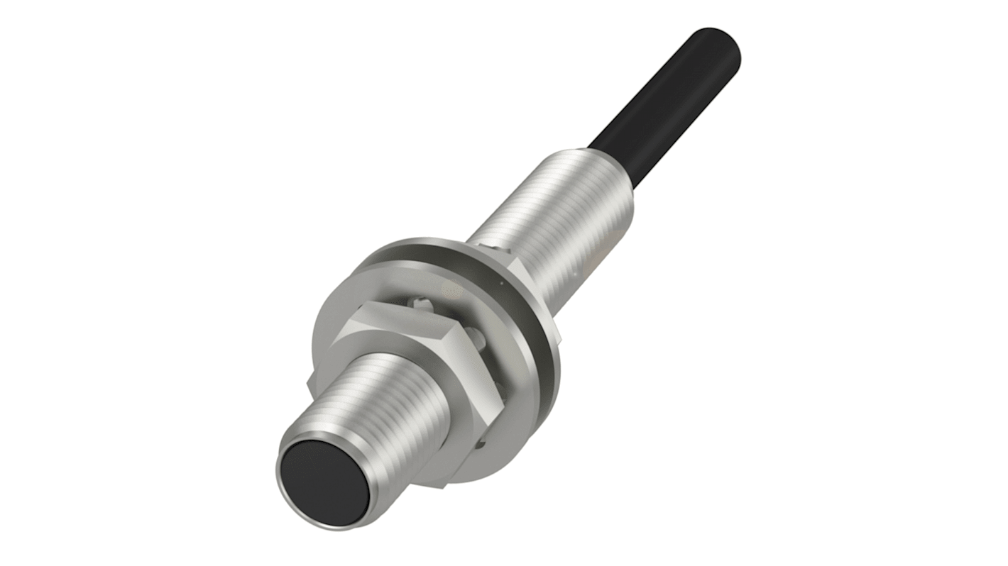 Sensor de proximidad BALLUFF, M5 x 0.5, alcance 0,8 mm, salida PNP, 10 → 30 V dc, IP67, 3kHz