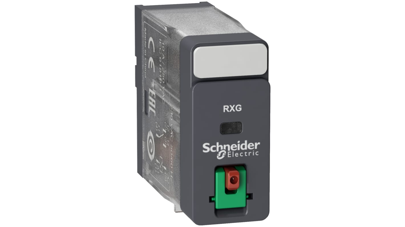 Relais de puissance Schneider Electric Harmony Relay RXG, 1 RT, bobine 24V c.a. Enfichable 820mW