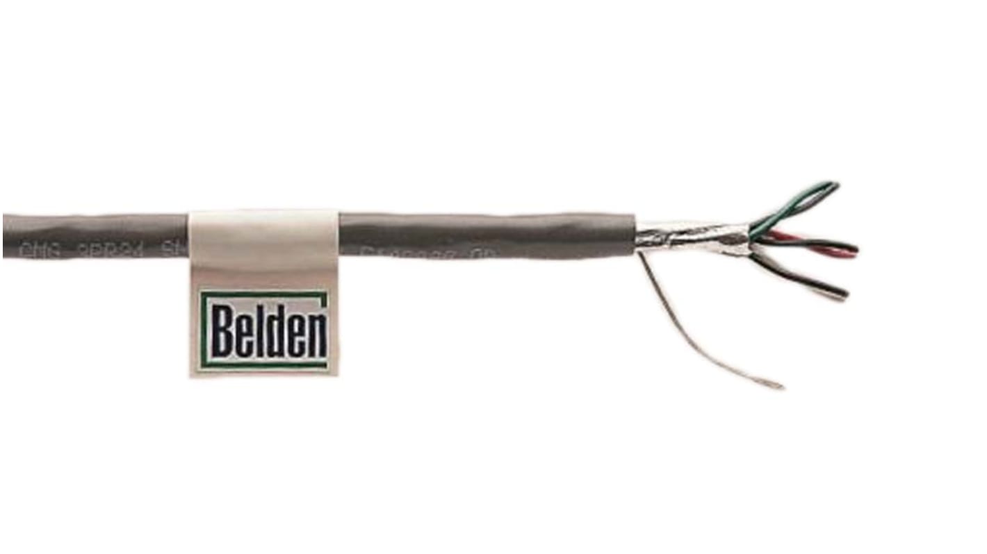 Belden Multipair Industrial Cable, 15 Pairs, 0.2 mm², 24 AWG, Screened, 152m, Chrome Sheath