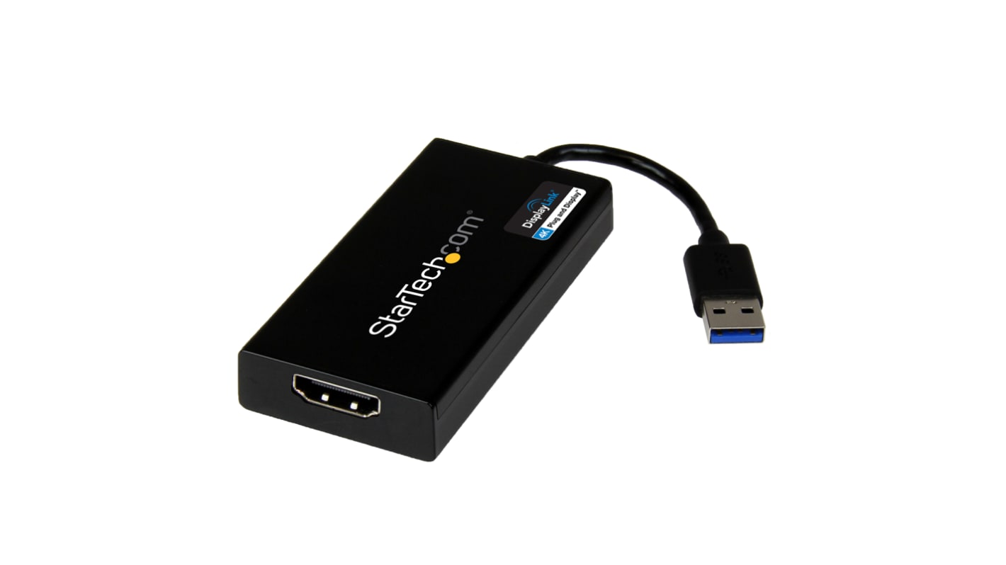 Adaptér, počet zobrazení: 1, 4K, typ USB: USB A, video připojení: HDMI, standard: USB 3.0