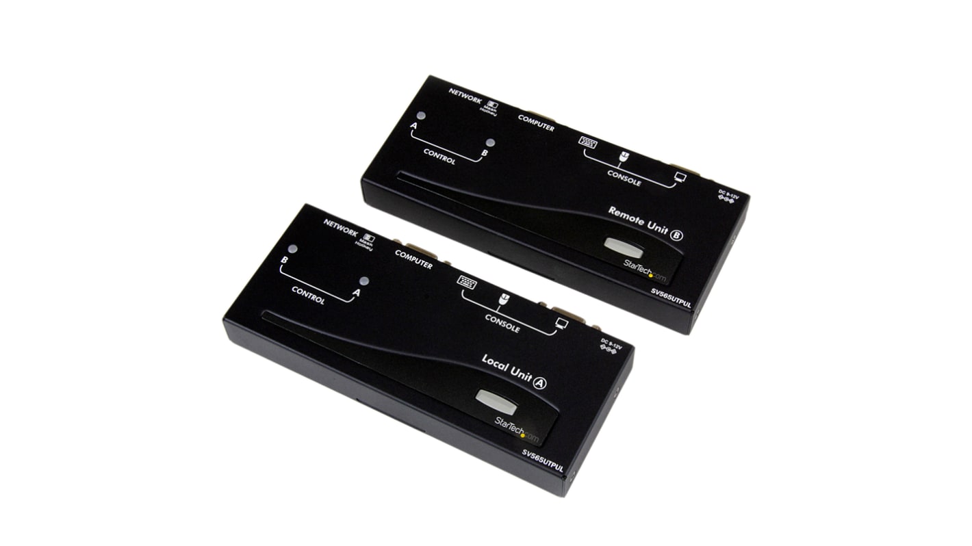 StarTech.com KVM-Extender Typ Extender-Paar VGA 2 Anschlüsse USB 1 Displays CATx