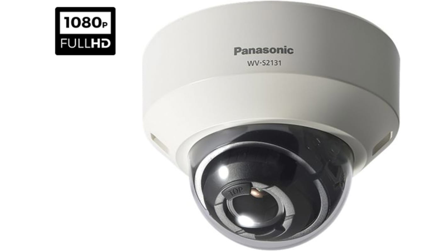 Panasonic WV-S2131 Netzwerk CCTV-Kamera, Innen-/Außenbereich, ø 129.5mm x 101 mm