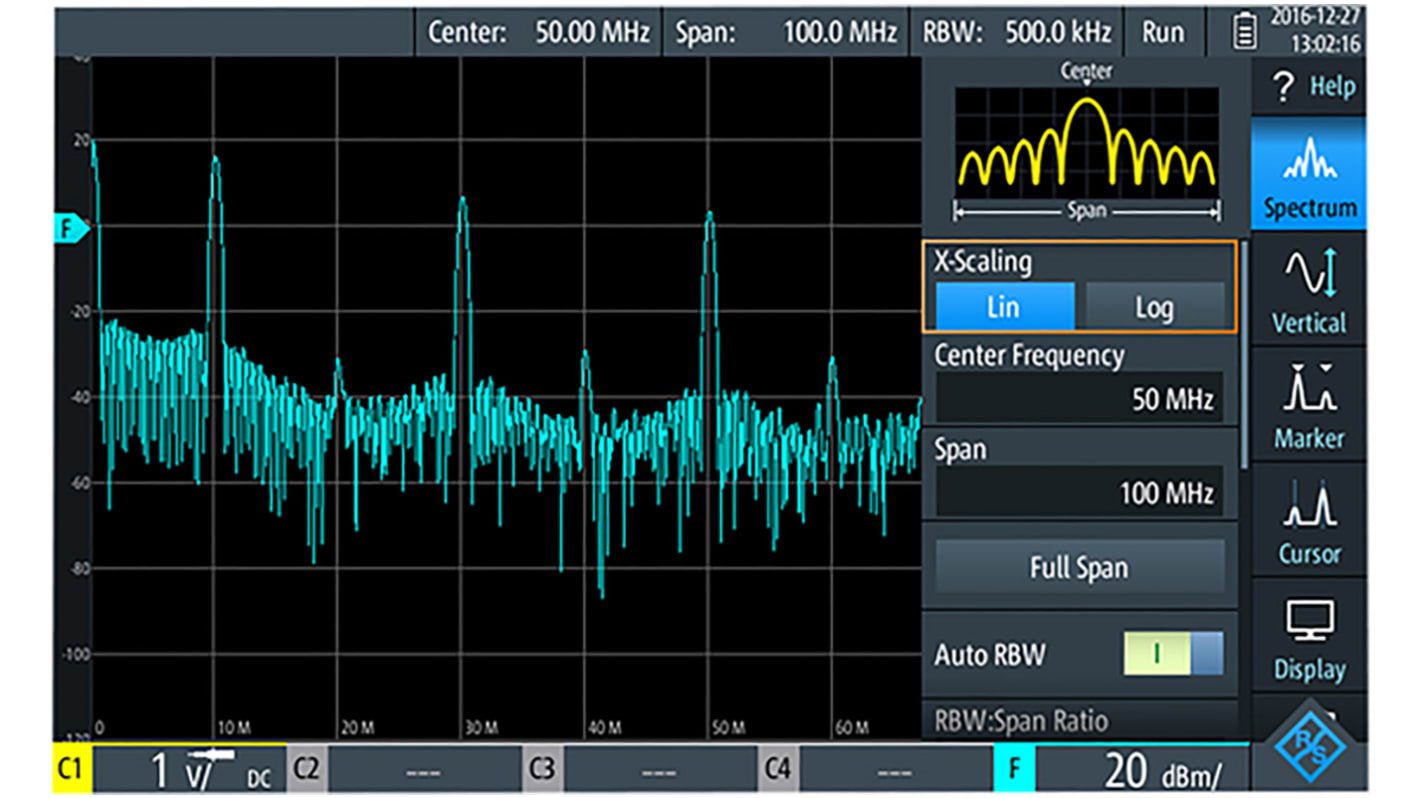 Rohde & Schwarz Oscilloscope Software for Use with RTH Handheld Digital Oscilloscope