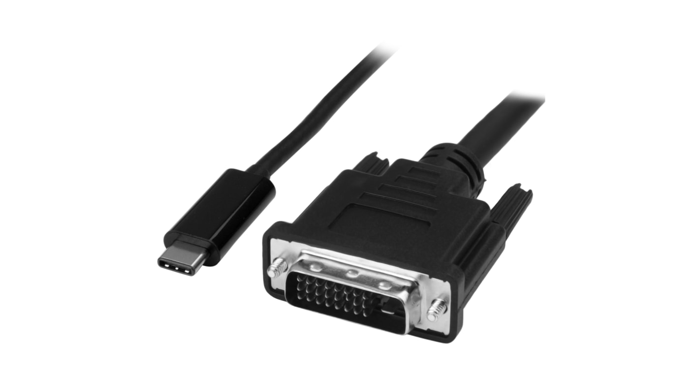 Kabel adaptera, 1920 x 1200, do wyświetlaczy: 1, USB C, USB 3.1, DVI