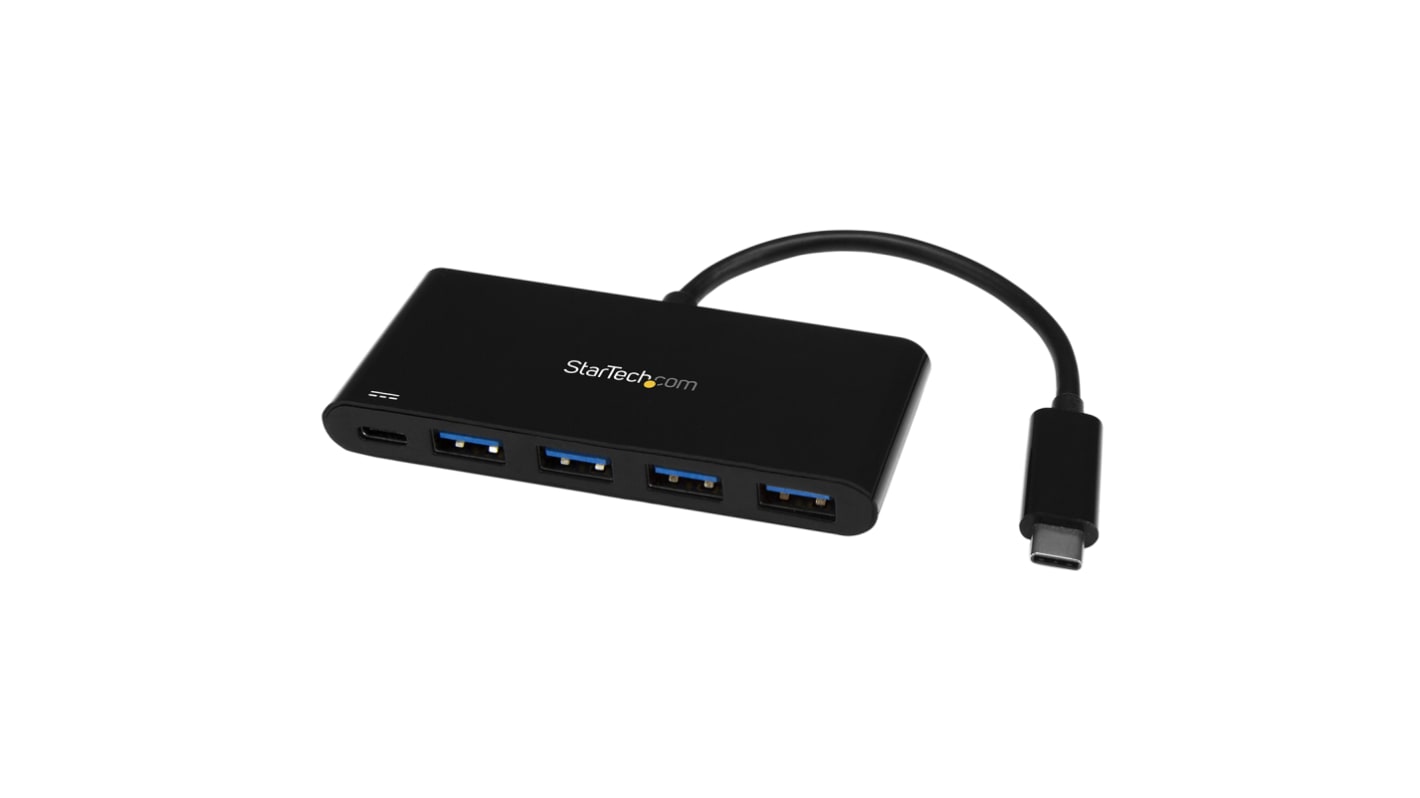 HB30C4AFPD 4 Port USB 3.0 USB A, USB C Hub, USB Powered, 93 x 40 x 11mm RS