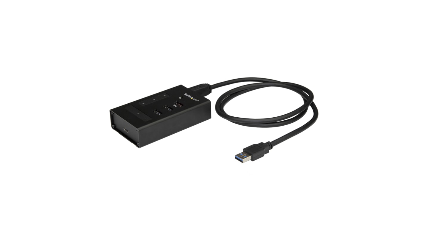 StarTech.com HB30A3A1CST USB elosztó, USB 3.0 USB 4 AC adapter USB A, USB C