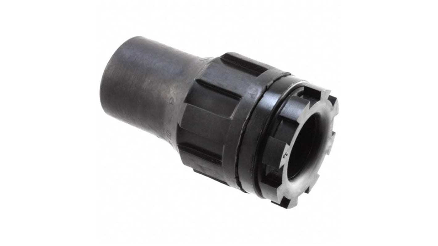 TE Connectivity CES Series Black Plastic Cable Gland, PG13.5 Thread, 4.3mm Min, 15.2mm Max, IP68