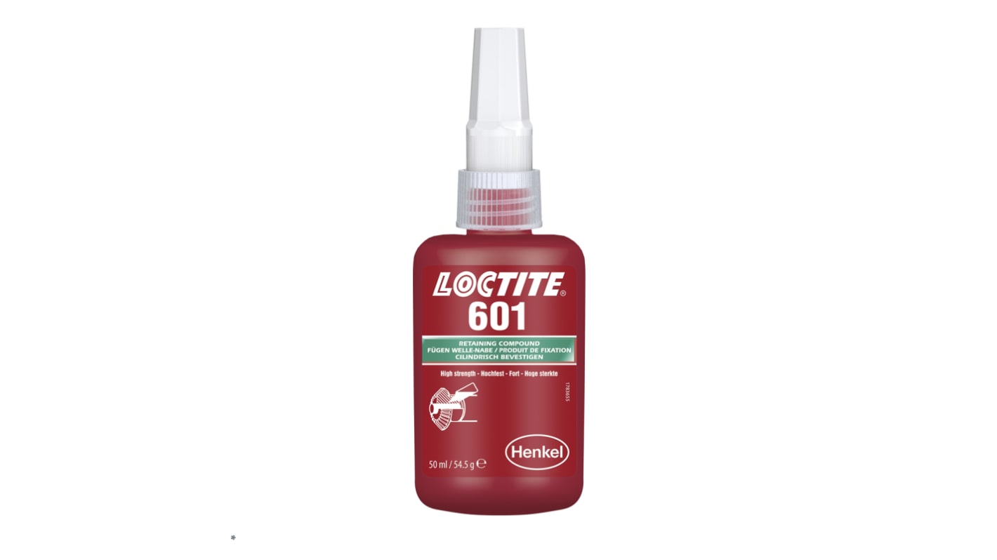 Loctite Green High Strength, Retaining Compound Liquid Bottle 50 ml, -55 → +150 °C Loctite 601