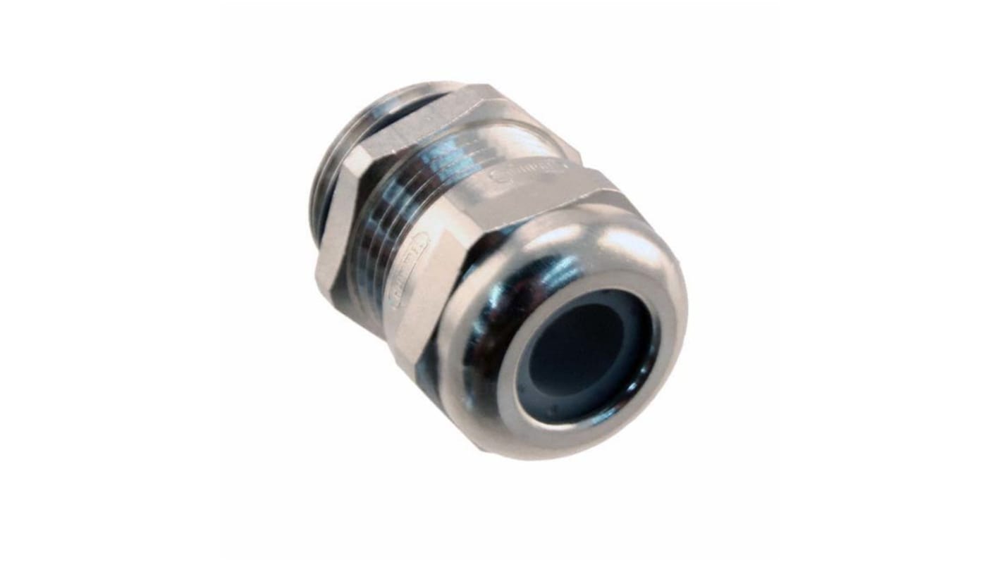 HARTING Han CGM-M Series Metallic Metal Cable Gland, M20 Thread, 5mm Min, 9mm Max, IP68, IP69K