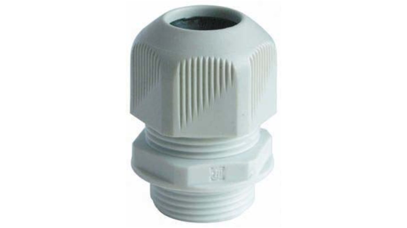 Legrand 968 Series Grey Polyamide Cable Gland, PG21 Thread, 13mm Min, 18mm Max, IP55