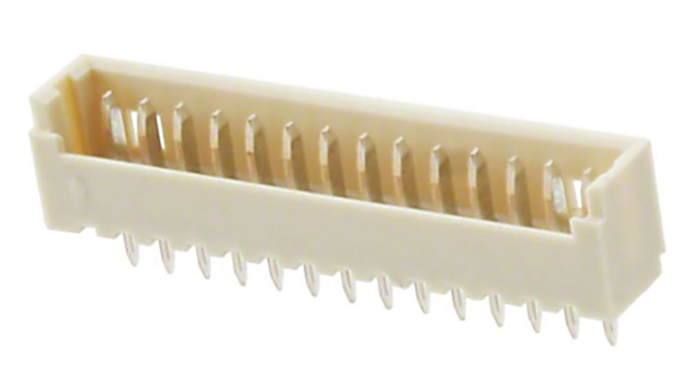 Molex PicoBlade Series Straight Through Hole PCB Header, 14 Contact(s), 1.25mm Pitch, 1 Row(s), Shrouded