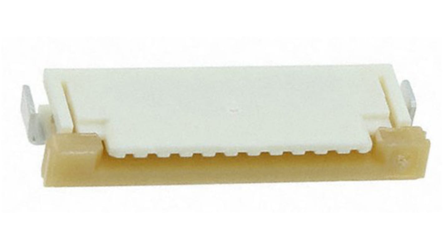 Molex Easy On, SMD FPC-Steckverbinder, Buchse, 11-polig / 1-reihig, Raster 1mm Lötanschluss