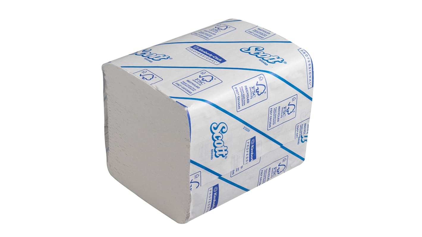 Kimberly Clark 36 Packs of 10800 Sheets Toilet Roll, 2 ply