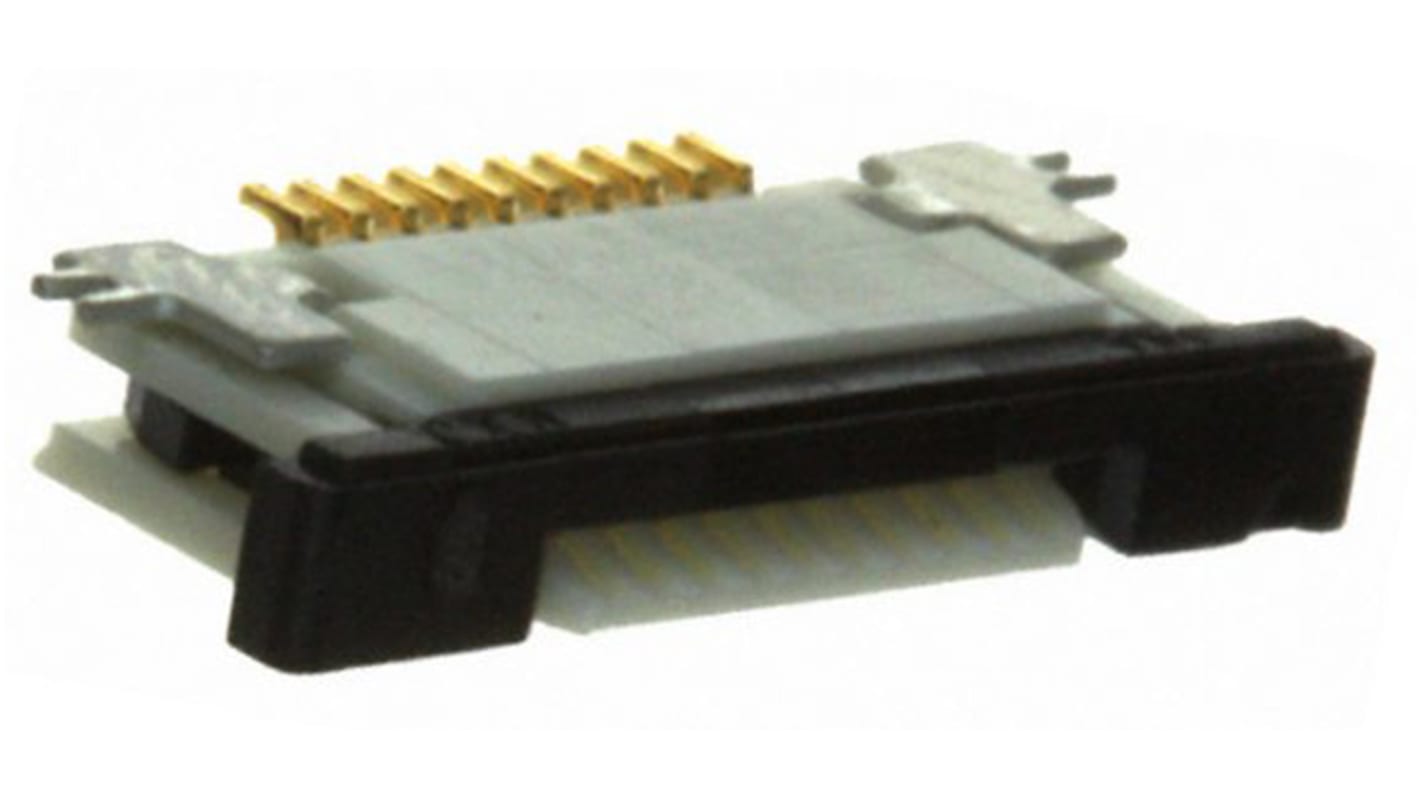 Connecteur FPC Molex série Easy On, 10 Contacts pas 0.5mm, 1 Rangée(s), Droit 52745