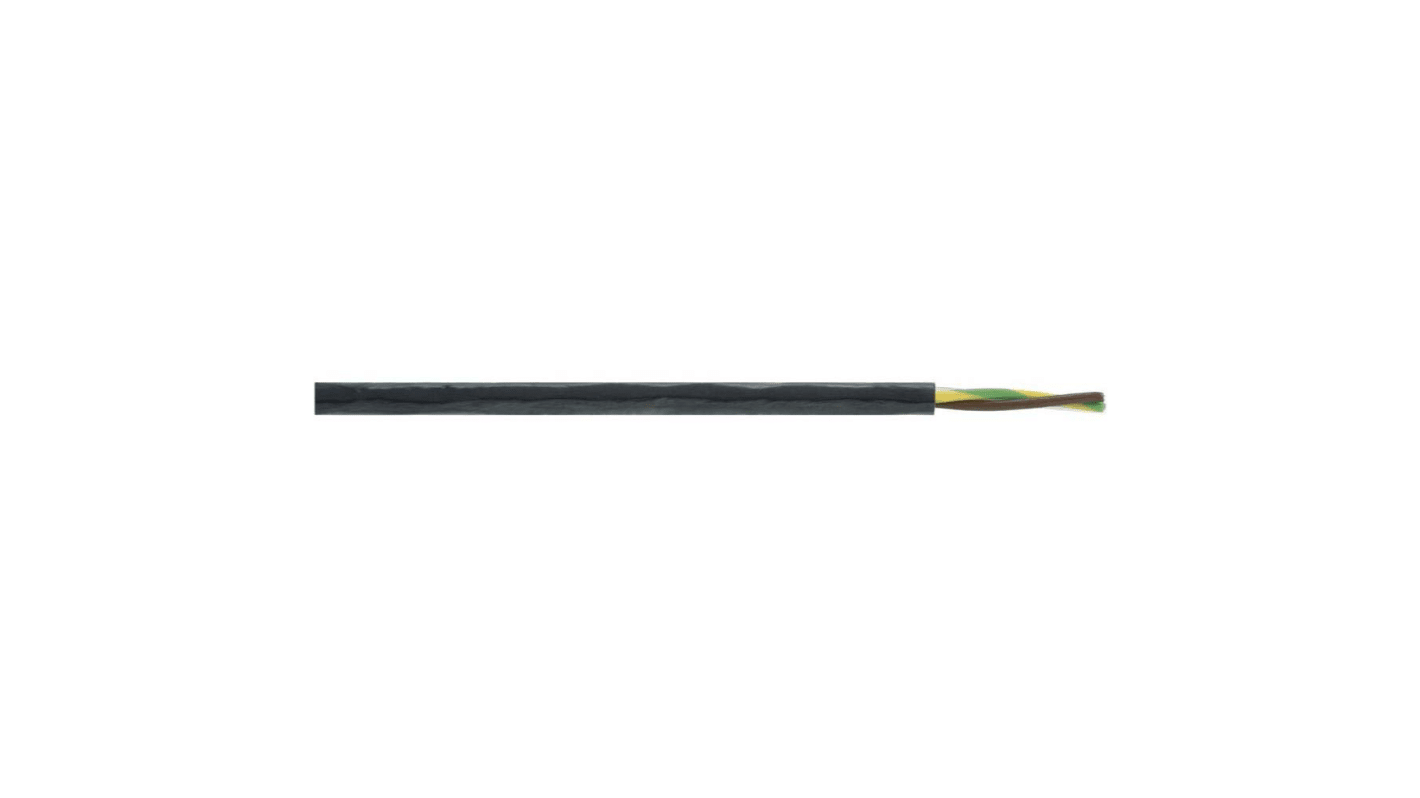 Lapp 2 Core Power Cable, 0.5 mm², 50m, Black Polytetrafluoroethylene PTFE Sheath, Twisted Pair, 500 V