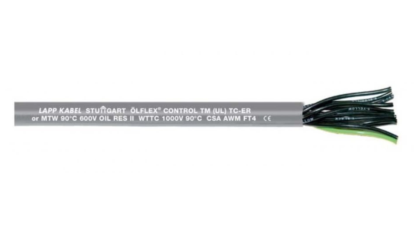 Cable de control Lapp ÖLFLEX CONTROL TM de 5 núcleos, 6 mm², Ø ext. 15.8mm, long. 50m, 600 V, Pirorretardante