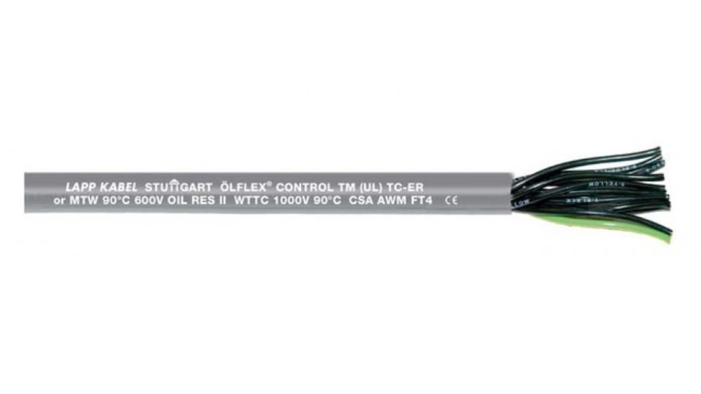 Cable de control Lapp ÖLFLEX CONTROL TM de 3 núcleos, 2,5 mm², Ø ext. 8.9mm, long. 50m, 600 V, Pirorretardante