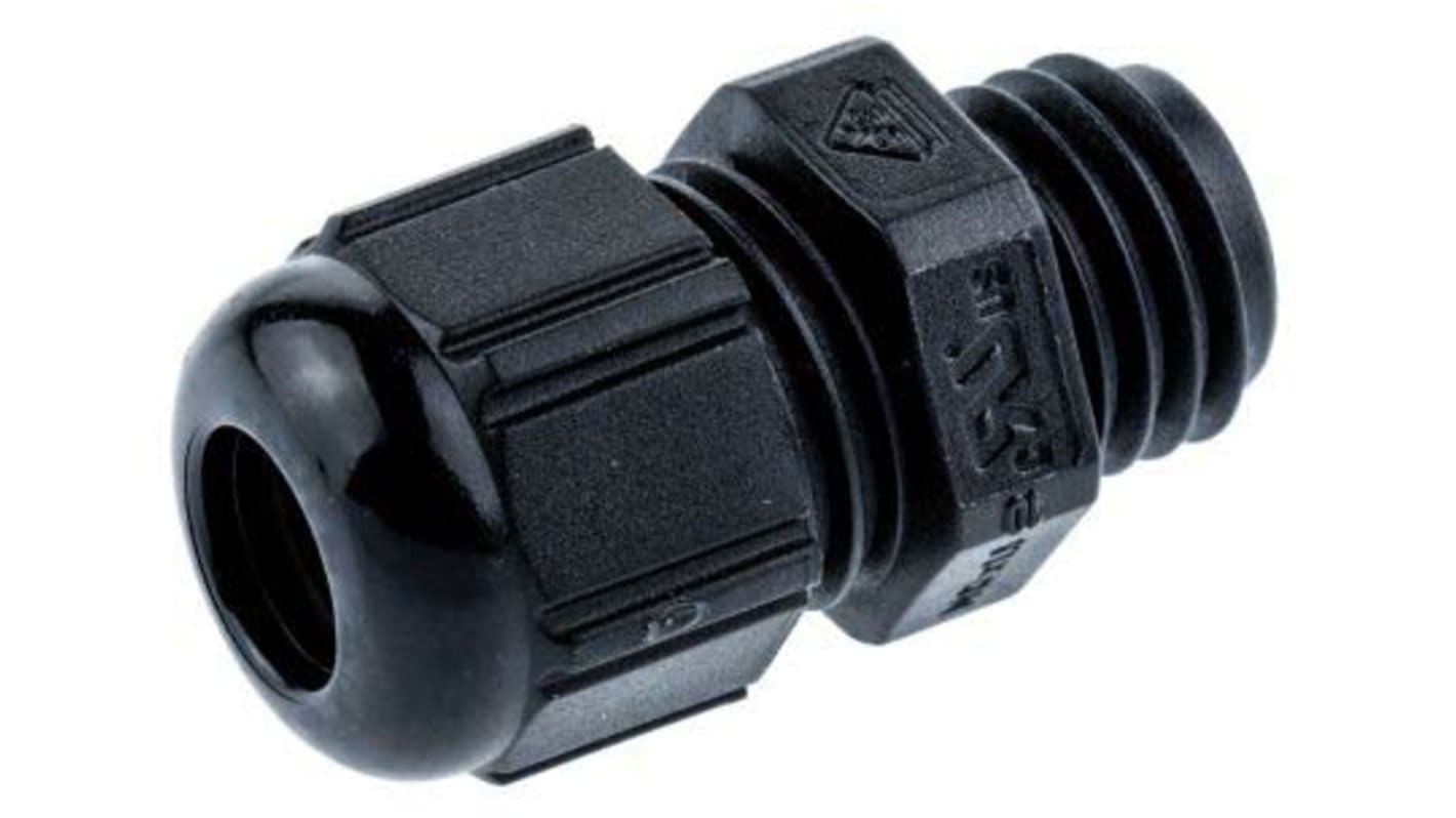 Lapp SKINTOP Series Black Polyamide Cable Gland, M12 Thread, 3.5mm Min, 7mm Max, IP68, IP69