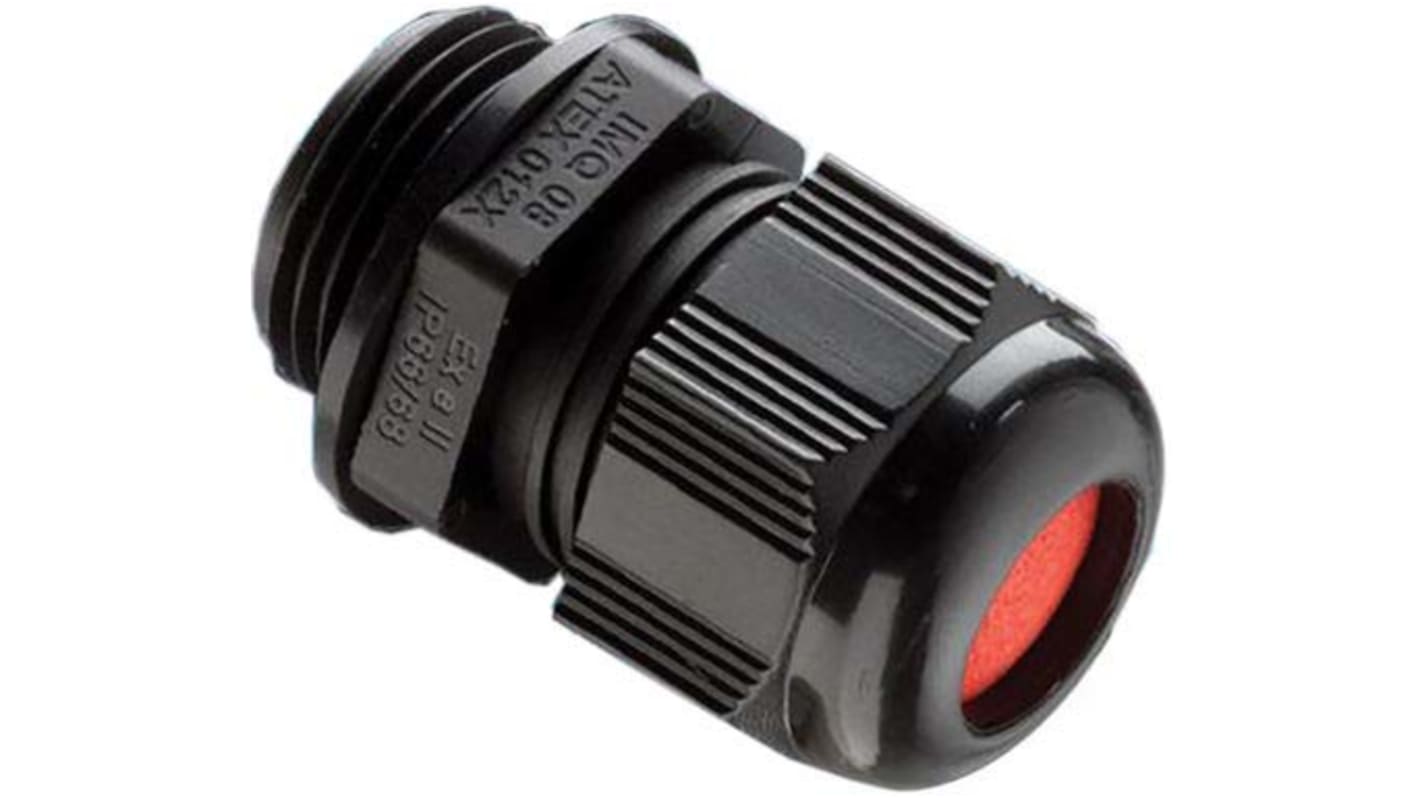 Prensaestopas Kopex-EX CGM de Nylon Negro, rosca M25 , IP66, IP68, ATEX