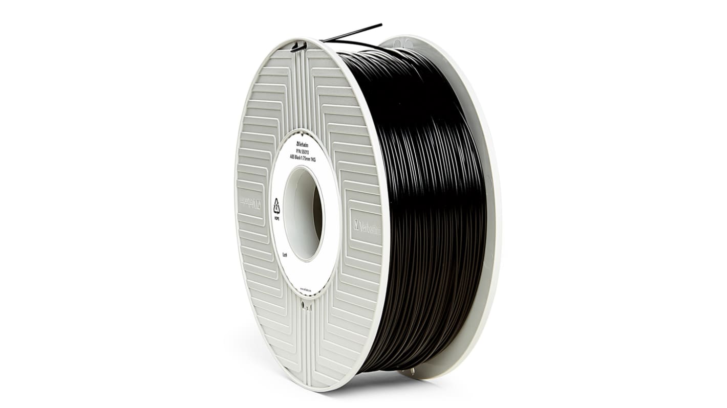 Verbatim ABS 3D-Drucker Filament, Schwarz, 1.75mm, FDM, 1kg