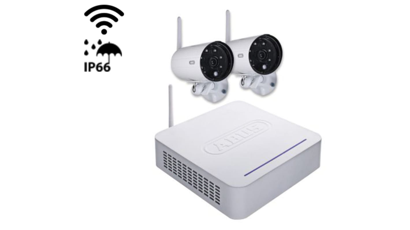 Videocamera CCTV wireless per uso  per uso interno/esterno ABUS, IR LED, Rete