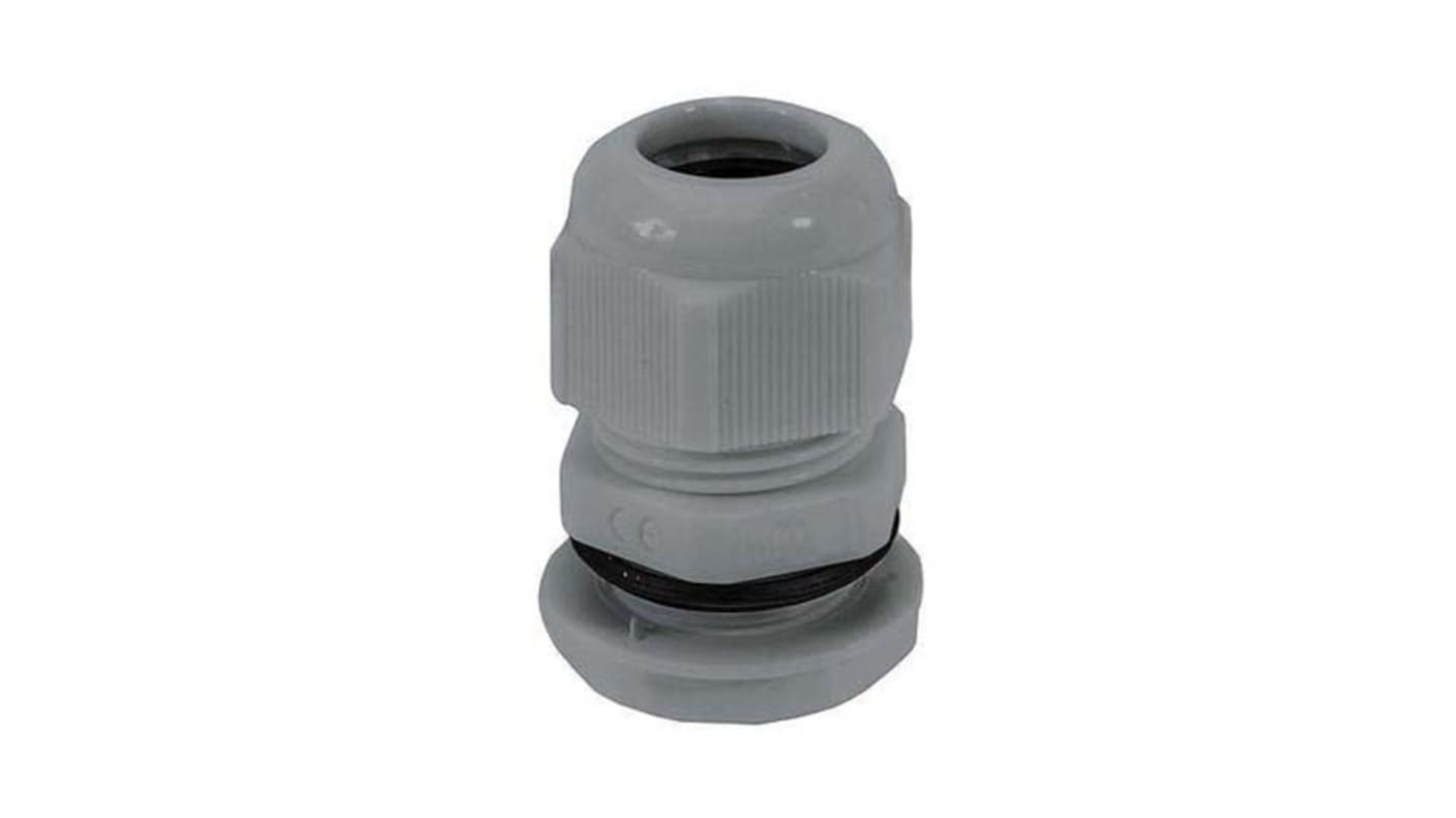 HellermannTyton NGM Series Grey Nylon Cable Gland, M63 Thread, 34mm Min, 44mm Max, IP68