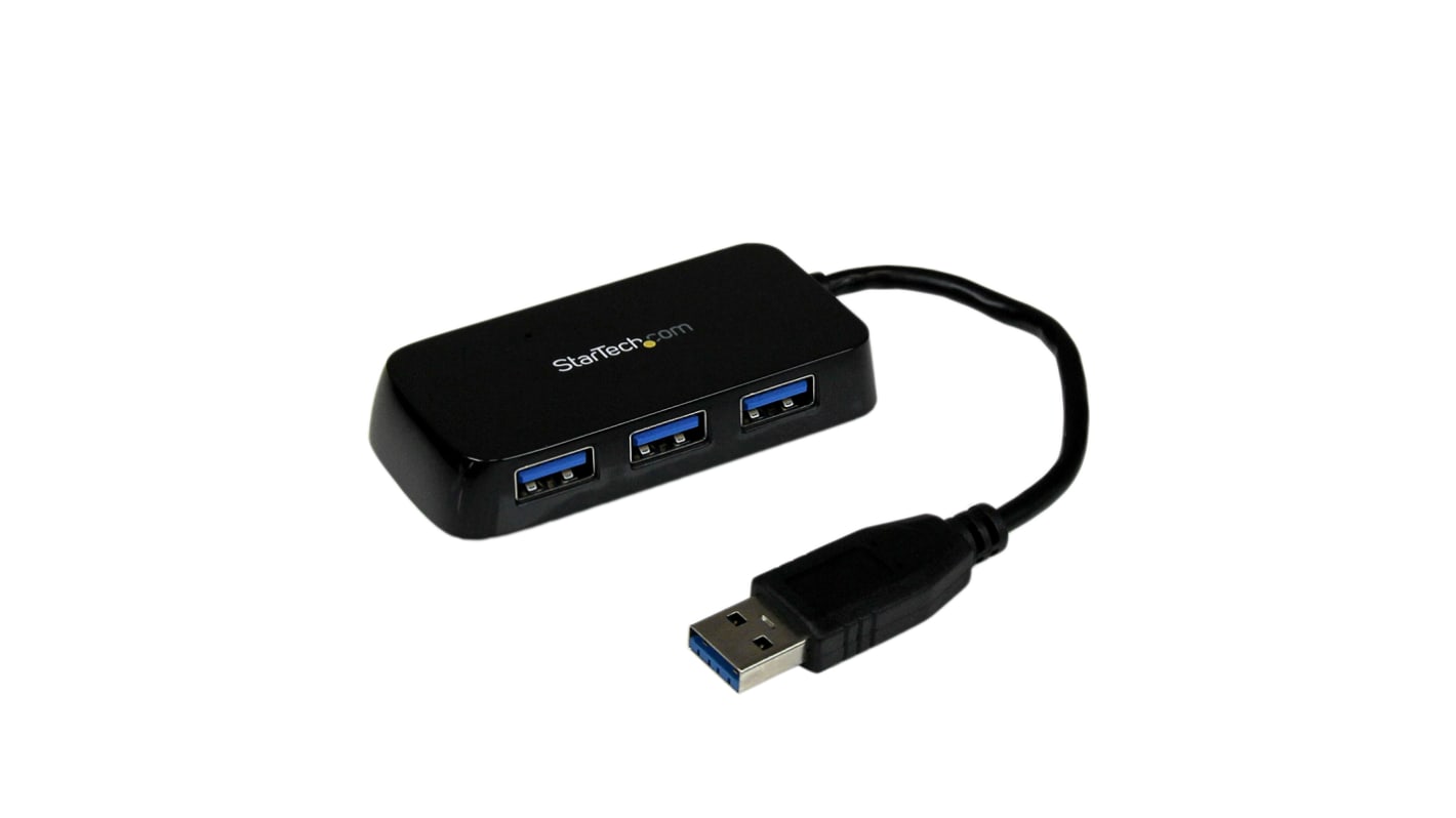 ST4300MINU3B | StarTech.com 4 Port USB 3.0 USB A Hub, USB Powered, 80 x ...