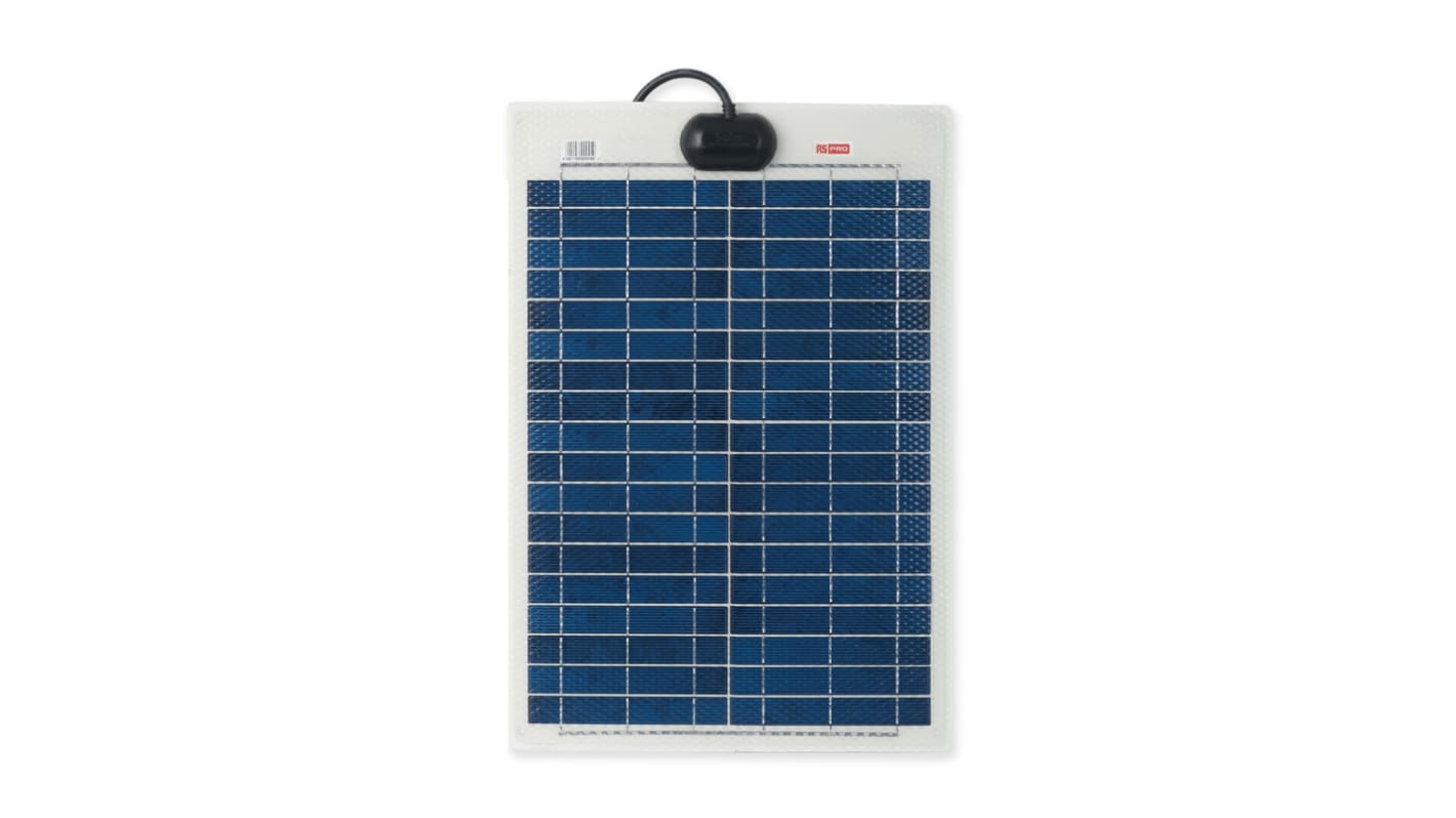 RS PRO 20W Polycrystalline solar panel RS