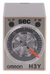 Product image for 4PDT min ondelay timer,2-60sec 110Vac/3A