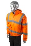 Product image for Hi-Vis Orange Bomber Jacket, M