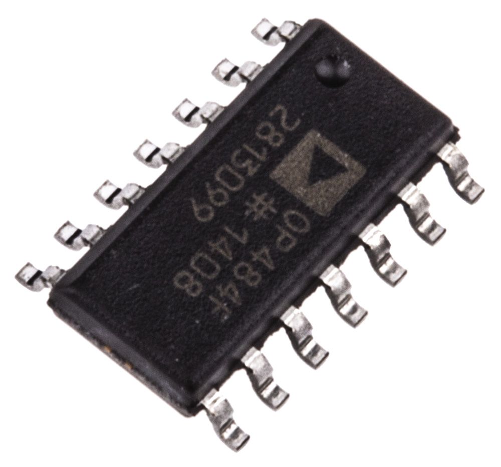 OP484FSZ Analog Devices, Op Amp, RRIO, 3.25MHz, 5 → 28 V, 14-Pin SOIC