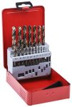 Product image for RS PRO 19 Piece Metal Twist Drill Bit Set, 1mm to 10mm