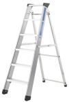 Product image for Zarges Aluminium 8 steps Step Ladder, 1.73m open length