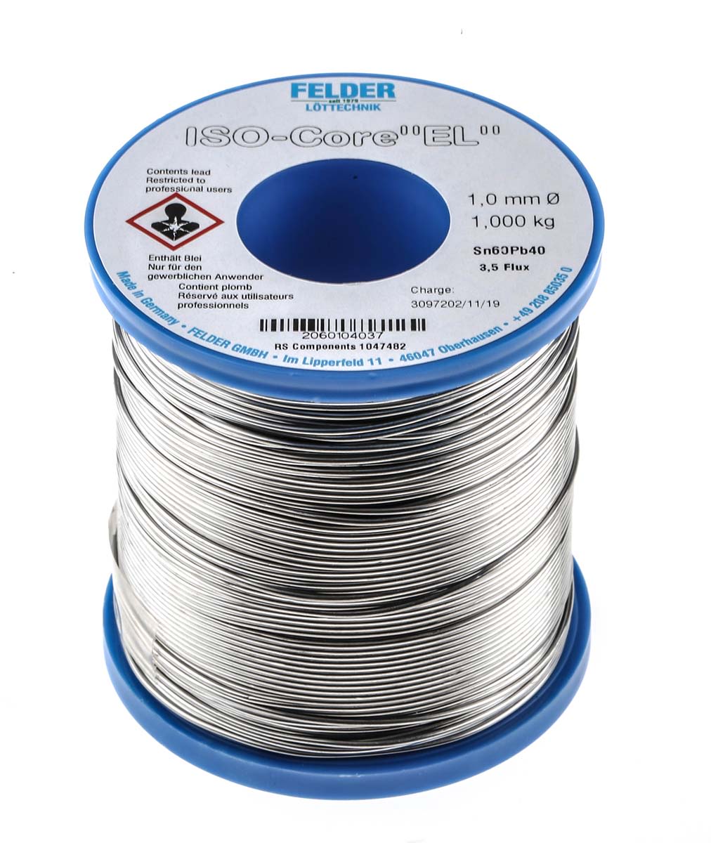 40.841.040.1037  Soudure sans plomb Felder Lottechnik 1mm, 1000g